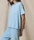 The Crop Tee - Vista Blue